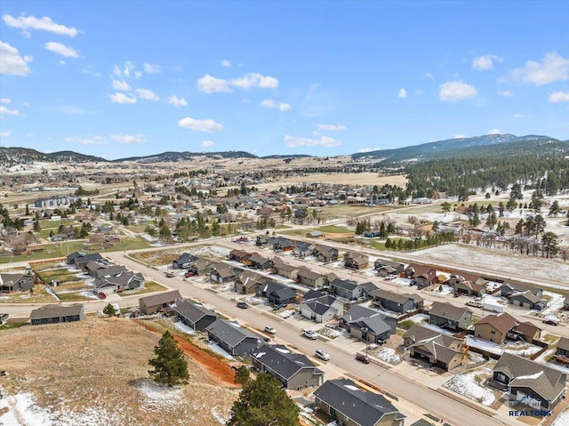 2678 Meadows Dr, Sturgis, SD 57785 - birds eye view of property with a residential view and a mountain view
