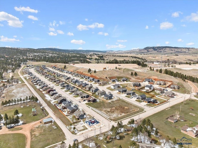 2678 Meadows Dr, Sturgis, SD 57785 - bird's eye view with a mountain view