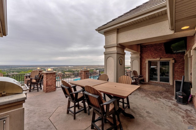 1334 Alta Vista Dr, Rapid City, SD 57701 - view of patio / terrace with area for grilling and outdoor dining area