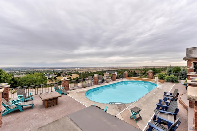 1334 Alta Vista Dr, Rapid City, SD 57701 - view of pool featuring a patio area and a fenced in pool