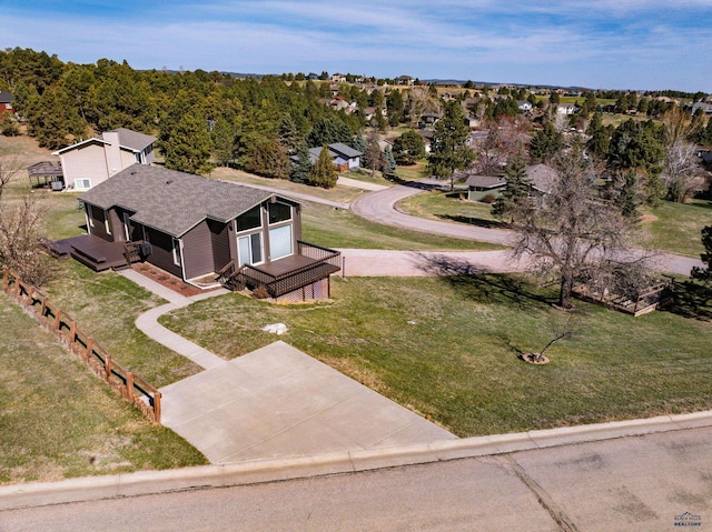 7497 Tanager Dr, Rapid City, SD 57702 - bird's eye view
