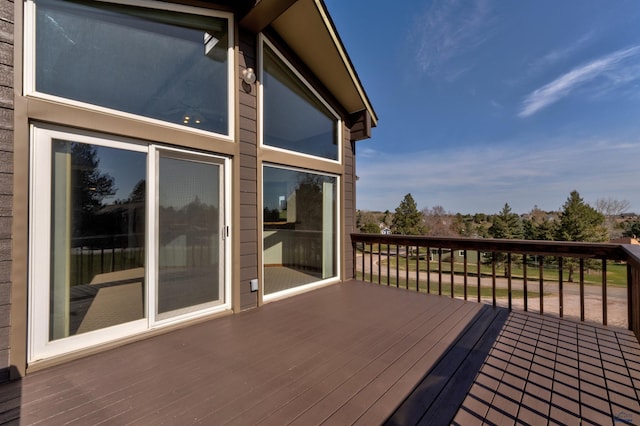 7497 Tanager Dr, Rapid City, SD 57702 - view of wooden terrace