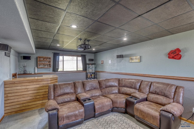 2906 Benjamin, Rapid City, SD 57703 - living room with a textured wall and recessed lighting