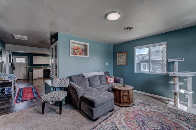 1021 Haines Ave, Rapid City, SD 57701 - living area featuring baseboards and visible vents