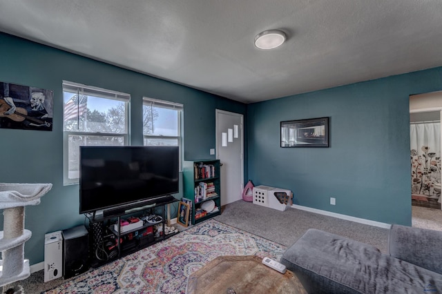 1021 Haines Ave, Rapid City, SD 57701 - living area featuring carpet flooring and baseboards
