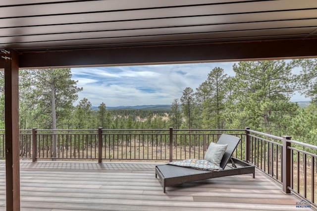 8000 Meadow View Ct, Rapid City, SD 57702 - view of wooden deck