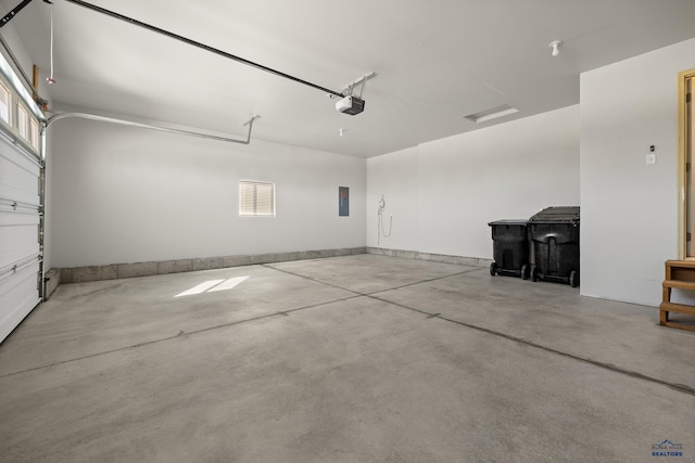 4425 Beringer Dr, Rapid City, SD 57703 - garage featuring a garage door opener and electric panel
