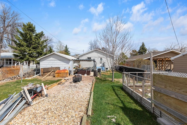 1021 Blaine Ave, Rapid City, SD 57701 - view of yard with fence