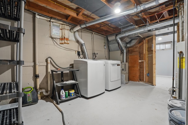 4125 Canyon Lake Dr, Rapid City, SD 57702 - unfinished below grade area featuring washing machine and dryer