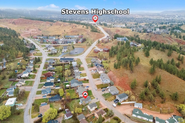 1937 Hillsview Dr, Rapid City, SD 57702 - aerial view