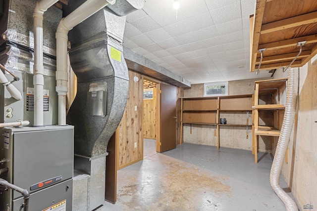 1937 Hillsview Dr, Rapid City, SD 57702 - basement featuring heating unit
