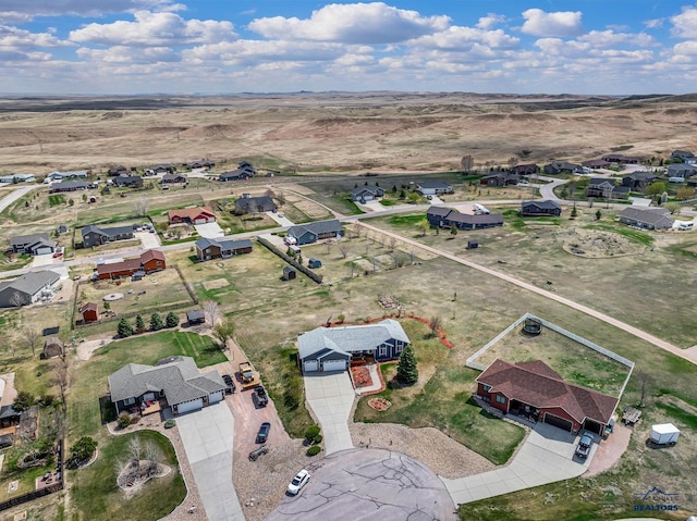 bird's eye view featuring a residential view