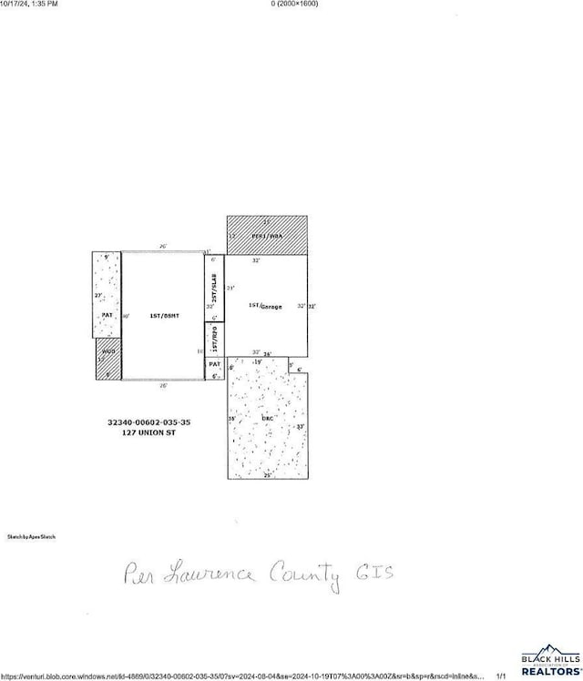 127 Union St, Spearfish, SD 57783 - view of layout