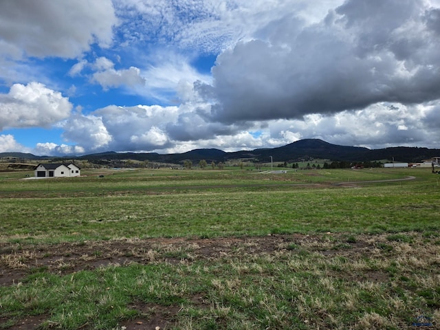 127 Union St, Spearfish, SD 57783 - property view of mountains featuring a rural view