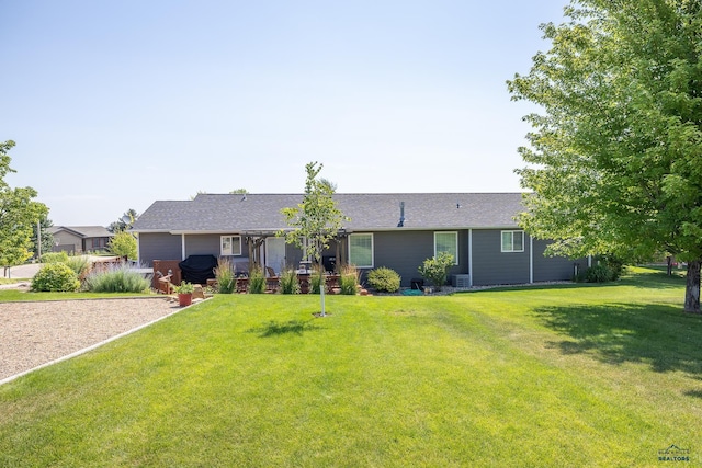 5201 Cale Ct, Rapid City, SD 57701 - ranch-style home with a front yard