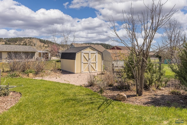 6850 Brighton, Summerset, SD 57718 - view of shed featuring fence