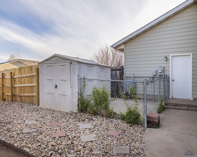 5235 Weathervane Ln, Rapid City, SD 57703 - view of shed with fence