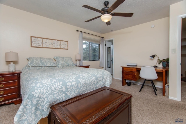 3005 Glenwood Dr, Rapid City, SD 57702 - bedroom featuring carpet floors, baseboards, and a ceiling fan