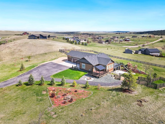 13416 Frontier Loop, Piedmont, SD 57769 - birds eye view of property featuring a rural view