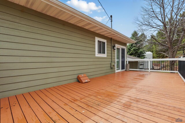 6406 Blue Spruce Ct, Black Hawk, SD 57718 - view of wooden terrace