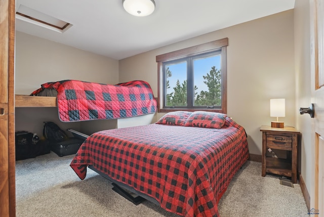 21298 Ridgewood Trl, Lead, SD 57754 - bedroom with carpet flooring and attic access