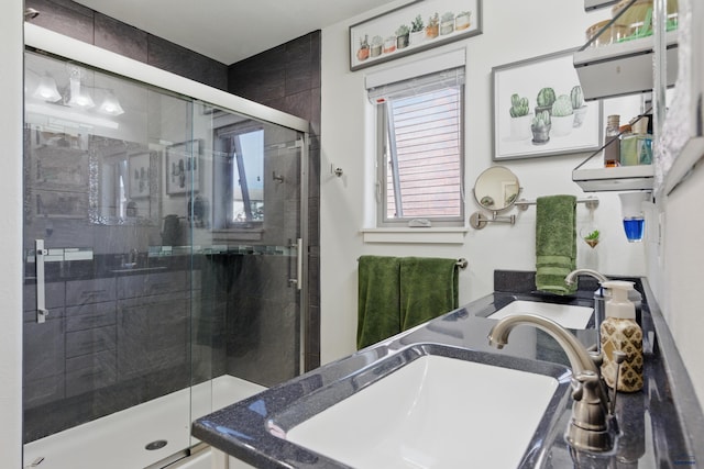 950 Summerfield Dr, Rapid City, SD 57703 - full bath featuring vanity and a shower stall