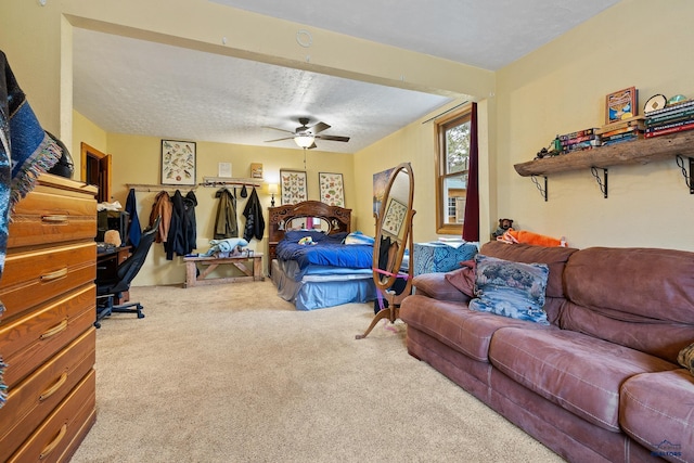 1580 Laurel Heights Dr, Rapid City, SD 57701 - carpeted bedroom with ceiling fan