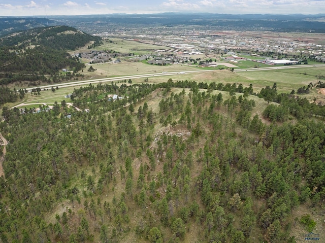 1580 Laurel Heights Dr, Rapid City, SD 57701 - aerial view of property's location featuring a mountainous background