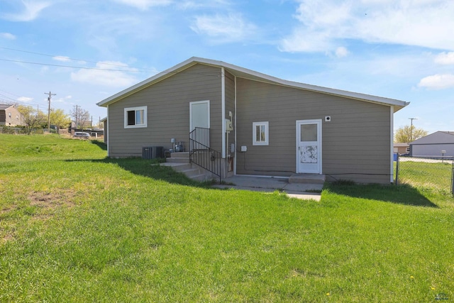 322 Curtis, Rapid City, SD 57702 - rear view of property featuring entry steps and central AC