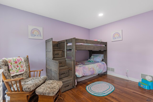 4037 Valley W Dr, Rapid City, SD 57702 - bedroom featuring wood finished floors and baseboards