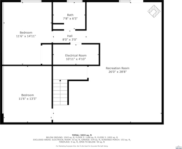 4037 Valley W Dr, Rapid City, SD 57702 - floor plan / room layout