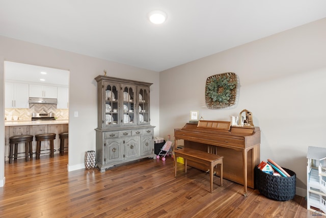 4037 Valley W Dr, Rapid City, SD 57702 - sitting room with wood finished floors