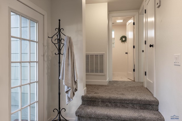 3432 Jackson Blvd, Rapid City, SD 57702 - staircase featuring baseboards