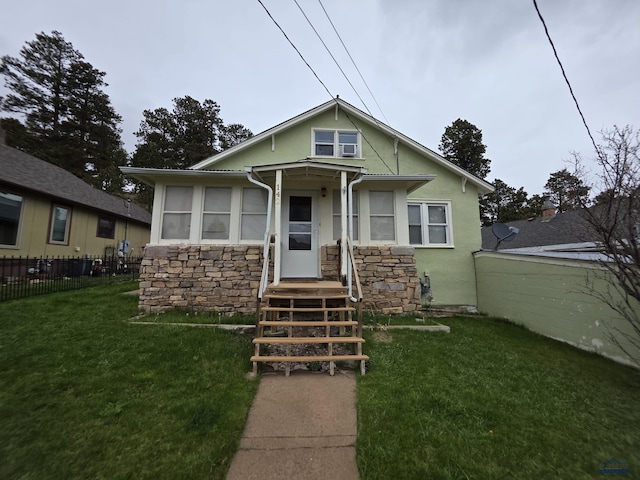 142 W Summit, Lead, SD 57754 - bungalow-style house with stucco siding and stone siding