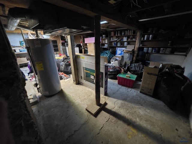 142 W Summit, Lead, SD 57754 - unfinished below grade area featuring water heater