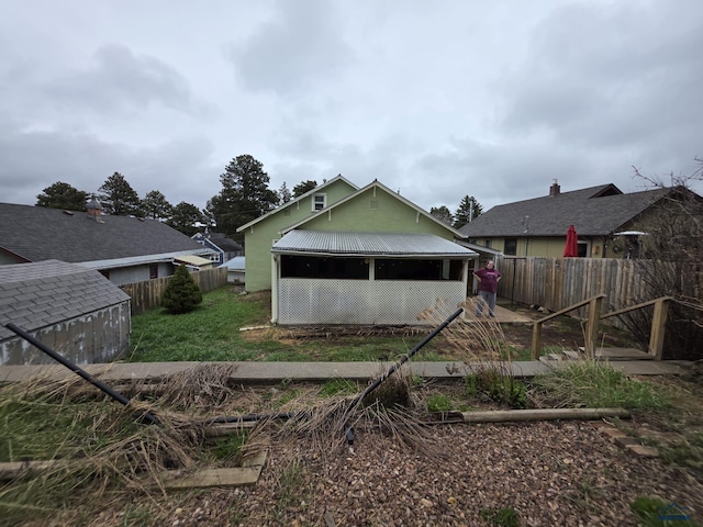 142 W Summit, Lead, SD 57754 - back of property featuring a fenced backyard