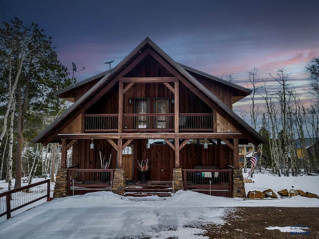 21172 Last Chance Trl, Lead, SD 57754 - rustic home with covered porch