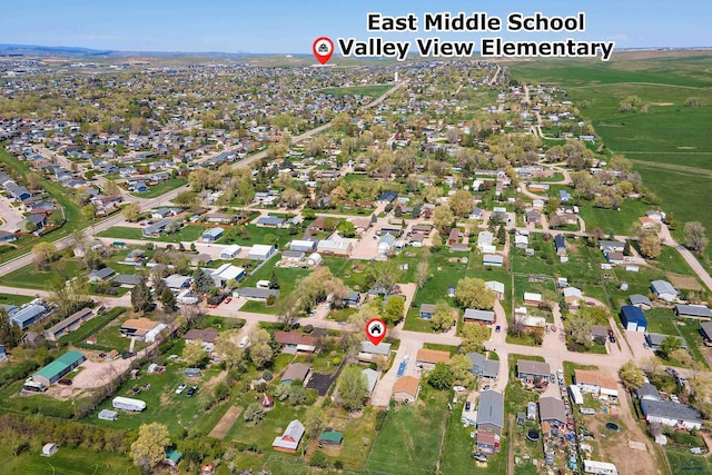 5753 Pluto, Rapid City, SD 57703 - aerial overview of property's location