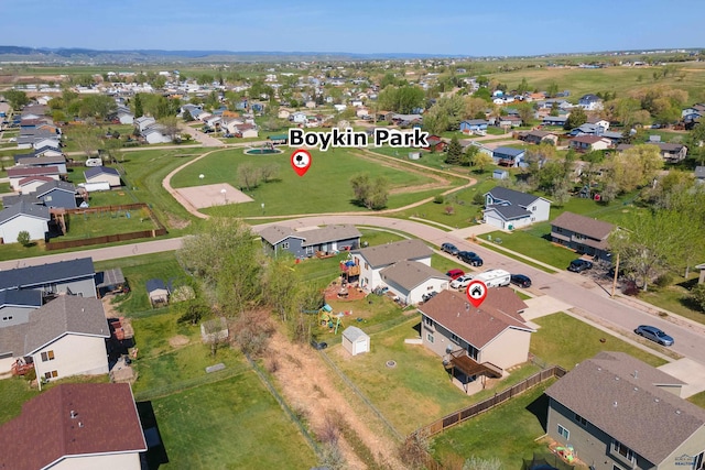 573 Plover Dr, Box Elder, SD 57719 - aerial overview of property's location with nearby suburban area