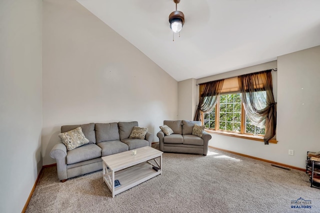 4307 Henry Ct, Rapid City, SD 57701 - carpeted living area with baseboards and high vaulted ceiling