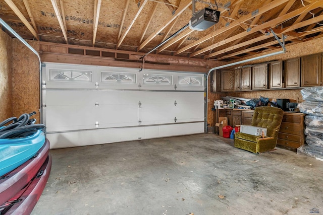 2030 12th Ave, Belle Fourche, SD 57717 - garage featuring a garage door opener