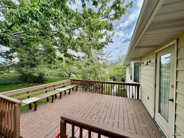 1504 Morningside Dr, Rapid City, SD 57701 - view of wooden terrace