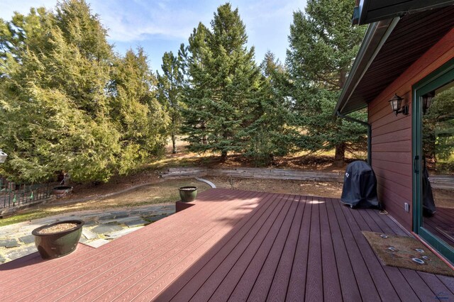 4240 Foothill Dr, Rapid City, SD 57702 - view of wooden deck