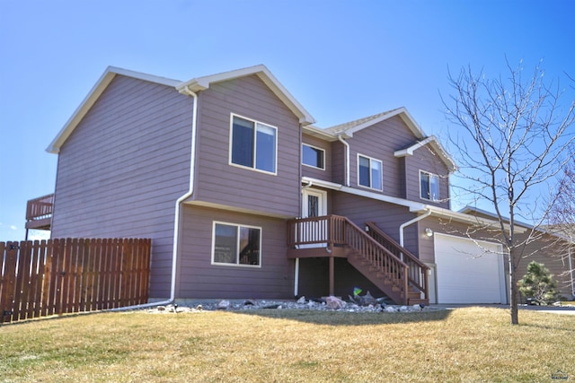 755 Field View Dr, Rapid City, SD 57701 - view of front of home with stairs and a deck