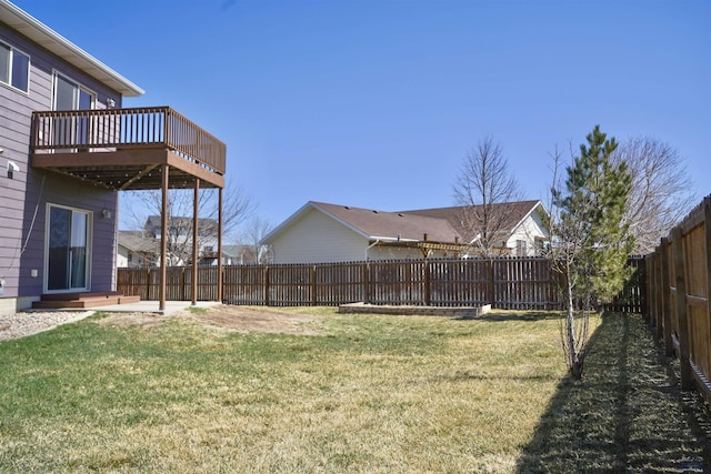 755 Field View Dr, Rapid City, SD 57701 - view of yard featuring a deck