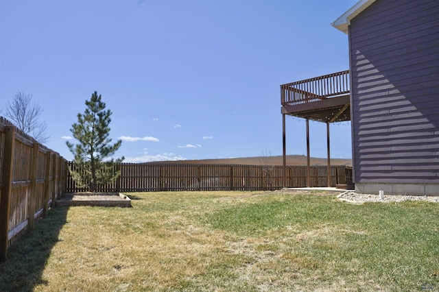 755 Field View Dr, Rapid City, SD 57701 - view of yard featuring a deck