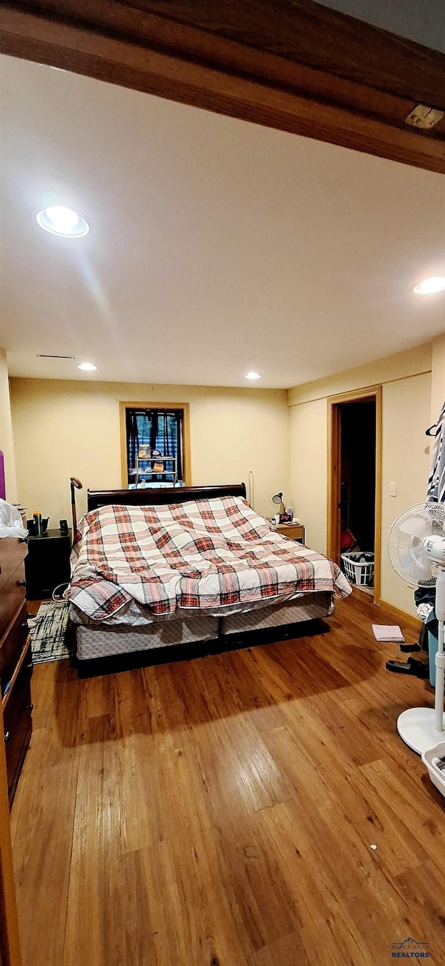 4737 Haven, Rapid City, SD 57703 - bedroom featuring wood finished floors and recessed lighting
