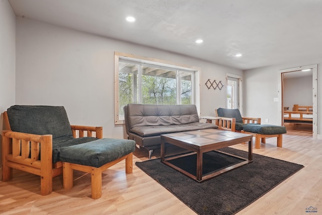 385 15th St, Sturgis, SD 57785 - living area featuring recessed lighting and light wood-style floors