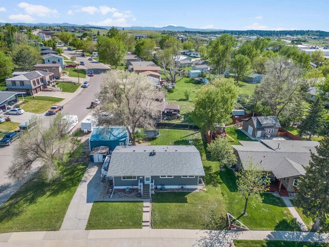 712 Stanley, Belle Fourche, SD 57717 - aerial perspective of suburban area