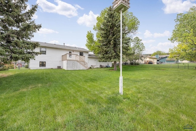 6312 Fairway Dr, Black Hawk, SD 57718 - view of yard with stairway